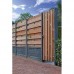 Betonpaal antraciet motief 10x10x280 cm eindpaal Schie gecoat